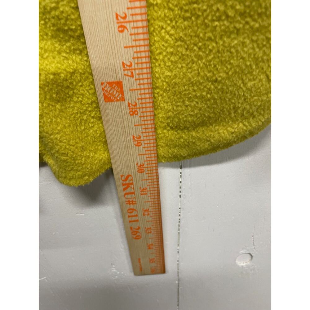 Wild Fable Women's Yellow Fleece Jacket Shacket Size XS Button Up Long Sleeve - Picture 6 of 7